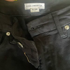 Good American soft stretchy black pants